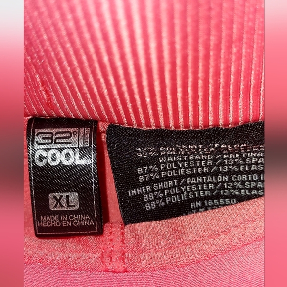 32 Degrees Coral Pink Skirt With Shorts And Pockets - Picture 3 of 4